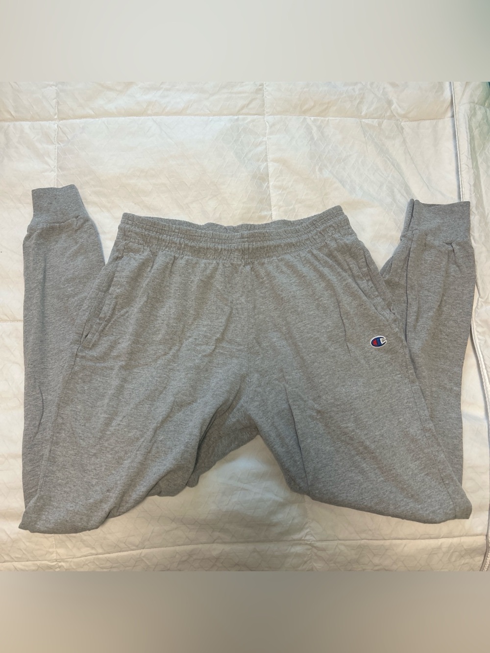 Grey champion joggers